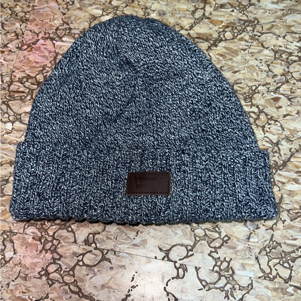 Levi's Gray Knit Beanie